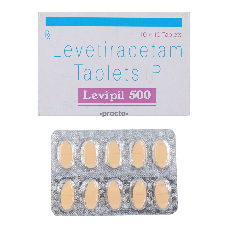 Levipil 500 Levetiracetam 500mg Film Coated Tablet 1s Price In The